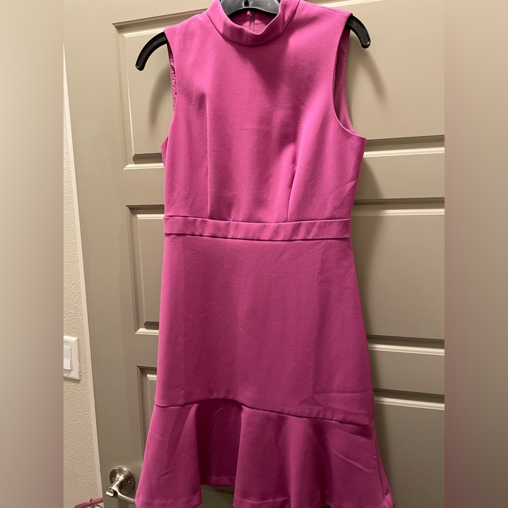 Ruffle peplum dress
